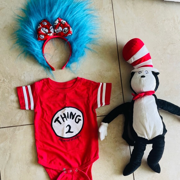 Dr. Seuss Presents Cat In The Hat  Family halloween costumes - Picture 4 of 11